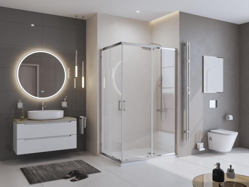 НОВИНКА 2023 г!  Душевые поддоны из искусственного мрамора серии UNO бренда BELBAGNO!