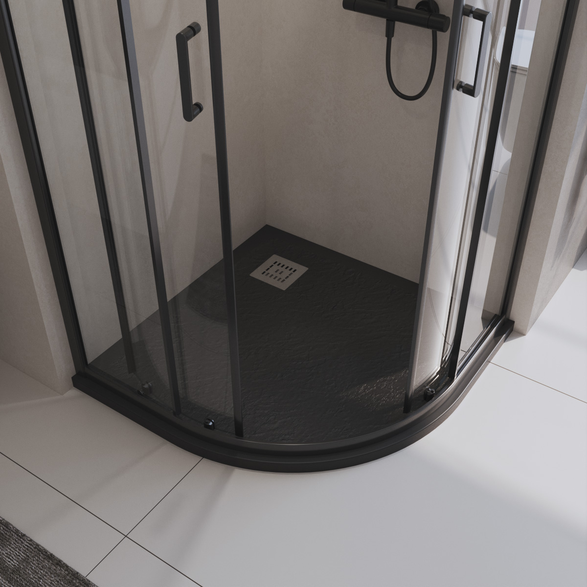 НОВИНКА 2023 г!  Душевые поддоны из искусственного мрамора серии UNO бренда BELBAGNO!