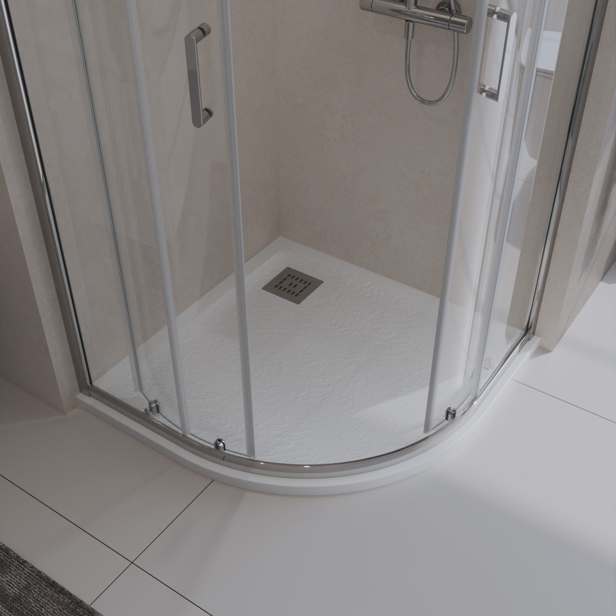 НОВИНКА 2023 г!  Душевые поддоны из искусственного мрамора серии UNO бренда BELBAGNO!