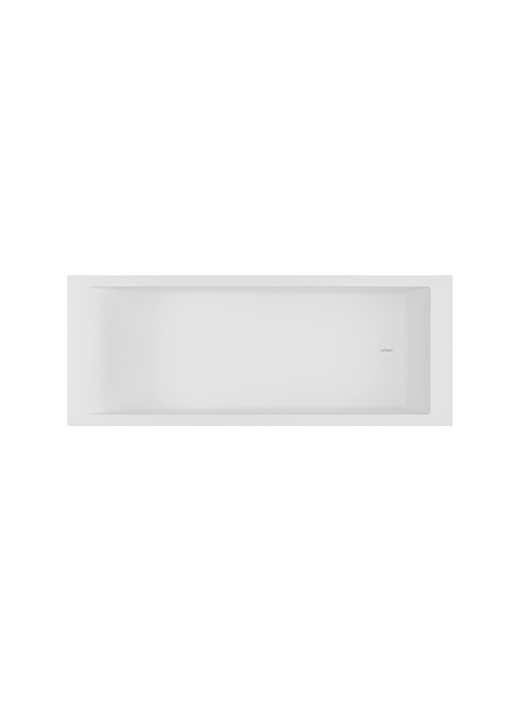 Ванна из искусственного камня высокой прочности (solid surface) встраиваемая 1700x700x463, CEZARES CZR-VARIANTE-170-70-46-SSB — фото 7