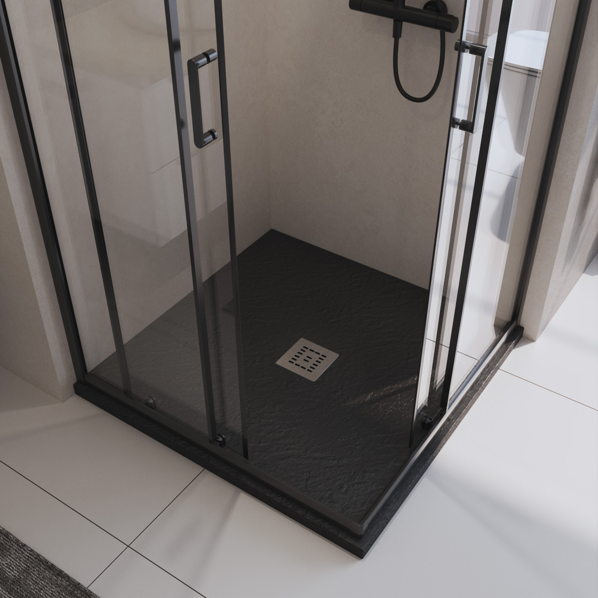 НОВИНКА 2023 г!  Душевые поддоны из искусственного мрамора серии UNO бренда BELBAGNO!