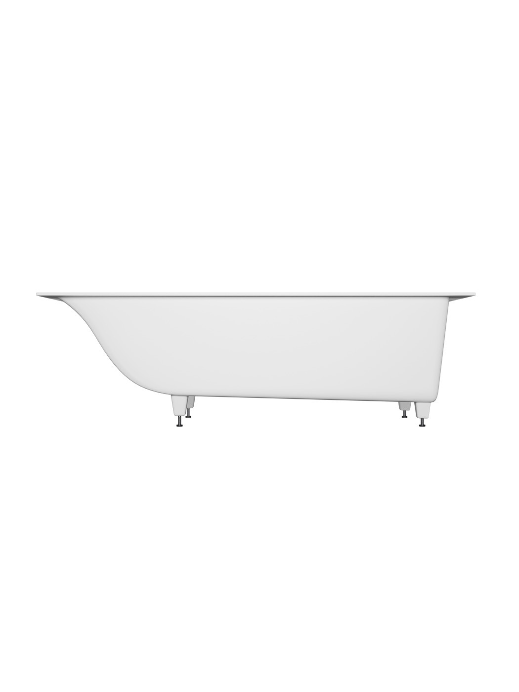 Ванна из искусственного камня высокой прочности (solid surface) встраиваемая 1800x700x463, CEZARES CZR-VARIANTE-180-70-46-SSB — фото 4