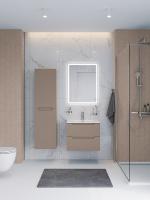 Тумба с раковиной подвесная BelBagno ЭТНА (ETNA) 60 Бежевый Матовый, раковина BB600ETL