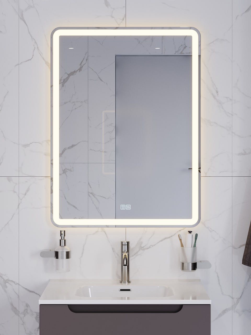 🆕✨ Зеркала BelBagno с теплой подсветкой