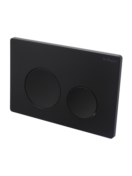 Кнопка смыва BELBAGNO BB-03C-NERO.M, черный матовый — фото 4