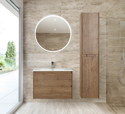 Шкаф подвесной BelBagno KRAFT-1600-2A-SC-RT-R Rovere Tabacco, правый