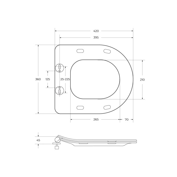 Крышка-сиденье BelBagno AMANDA BB051-2SC