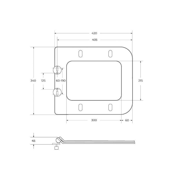 Крышка-сиденье BelBagno DUE BB3103/3106SC