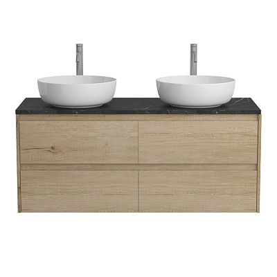 Тумба с четырьмя ящиками и столешницей подвесная BelBagno KRAFT 120 Rovere Nebrasca Nature