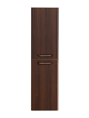 Шкаф подвесной BelBagno DUE-1500-2A-SC-NOCE-P, ручки - Сатиновый никель