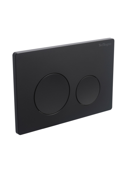 Кнопка смыва BELBAGNO BB-03C-NERO.M, черный матовый — фото 3