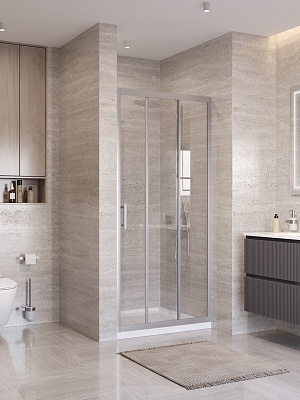 Душевая дверь BelBagno UNO-195-BF-3-100-C-IN