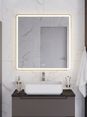 Зеркало BelBagno SPC-MAR-800-800-LED-3000K-TCH-WARM
