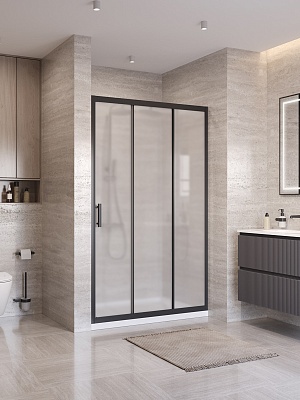 Душевая дверь BelBagno UNO-195-BF-3-120-P-NERO