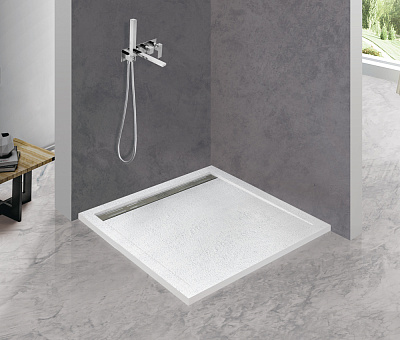 Поддон из искусственного мрамора CEZARES TRAY-AS-A-80-30-W