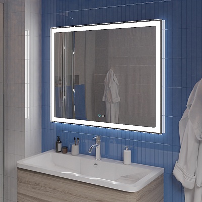 Зеркало BelBagno SPC-GRT-1000-800-LED-TCH-SND