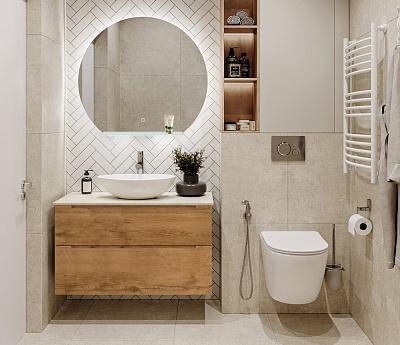 Тумба со столешницей подвесная BelBagno ETNA-H60 100 Rovere Nature
