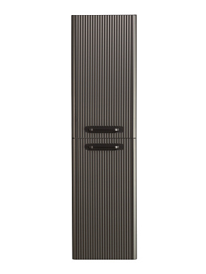 Шкаф подвесной BelBagno DUE-1500-2A-SC-GM-P Оружейная сталь, ручки - Матовый тёмный никель