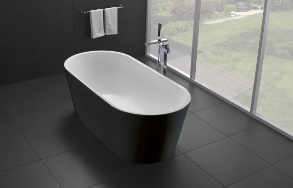 Акриловая ванна BelBagno BB71-1800-NERO-W0
