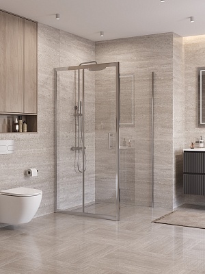 Душевой уголок BelBagno UNO-195-AH-1-100/90-C-Cr