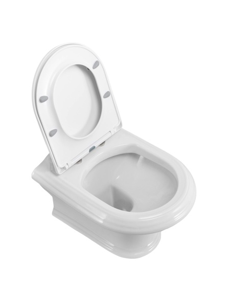 Унитаз подвесной CEZARES KING PALACE CZR-163-TH с сиденьем BB051-2SC