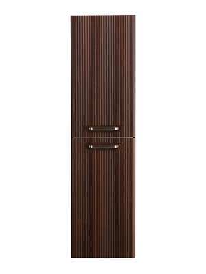 Шкаф подвесной BelBagno DUE-1500-2A-SC-NOCE-P, ручки - Матовый атласный никель