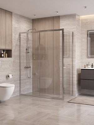 Душевой уголок BelBagno UNO-195-AH-1-150/80-C-Cr