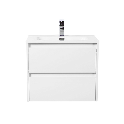Тумба с раковиной подвесная BelBagno KRAFT 70 Bianco Opaco, раковина белая