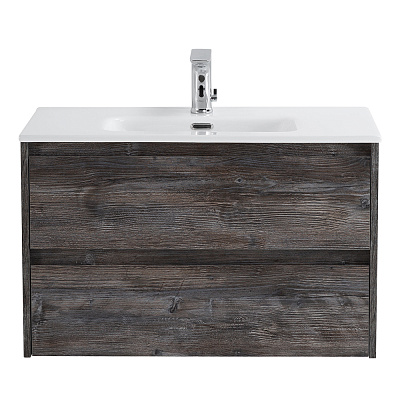 Тумба с раковиной подвесная BelBagno KRAFT 39 80 Pino Pasadena, раковина белая