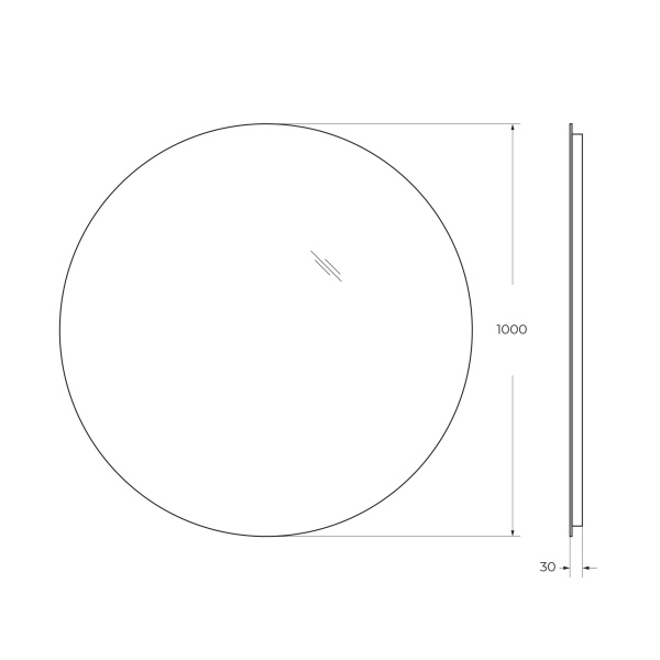 Зеркало BelBagno SPC-INT-1000-LED