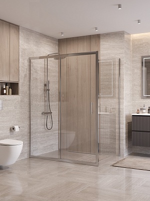 Душевой уголок BelBagno UNO-195-AH-1-160/90-C-Cr