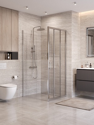 Душевой уголок BelBagno UNO-195-AHF-31-90/100-C-Cr