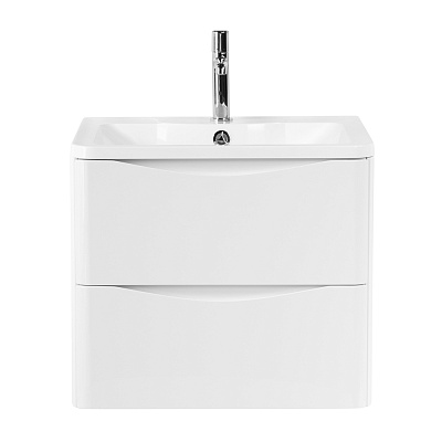 Тумба с раковиной подвесная BelBagno ACQUA 70 Bianco Lucido, раковина белая