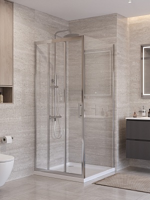 Душевой уголок BelBagno UNO-195-AF-31-80-C-Cr