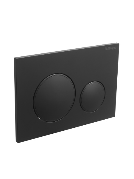 Кнопка смыва BELBAGNO BB-17C-NERO.M, черный матовый — фото 3