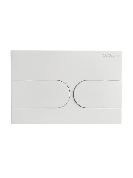 BELBAGNO Кнопка смыва BELBAGNO BB-11-BL, белый глянец