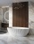 Ванна из искусственного камня Solid Surface CEZARES CZR-BELLAGIO-170-80-56-SSB