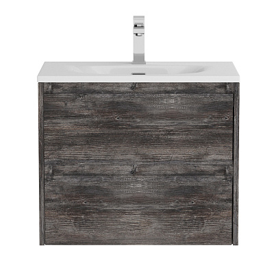 Тумба с раковиной подвесная BelBagno KRAFT 39 60 Pino Pasadena, раковина белая BB-8099-3-60