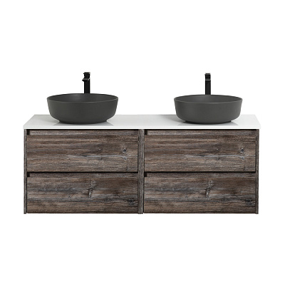 Тумба со столешницей EK-140-2-BL подвесная BelBagno KRAFT 140 Pino Pasadena