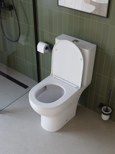 Унитаз-компакт с сиденьем и смывом TORNADO BelBagno УЮТ (LOUNGE)-TOR-2 BB2802CP/T-TOR/SC