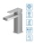 Смеситель для раковины BelBagno KRAFT-LVM-IN-W0