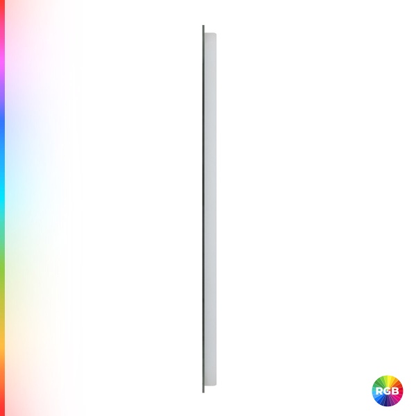 MULTICOLORE Зеркало со встроенной разноцветной подсветкой RGB и сенсорным выключателем, круглое CZR-SPC-MC-800-RGB-TCH, 12V, 220-240V, 800x30 — фото 7