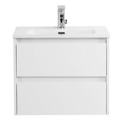 Тумба с раковиной подвесная BelBagno KRAFT 39 70 Bianco Opaco, раковина белая