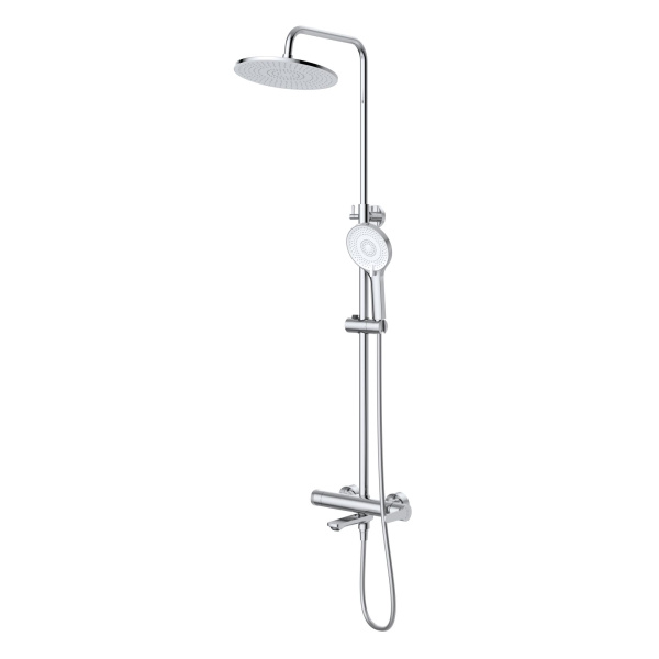 CEZARES LUX-CVD-01 Душевая стойка со смесителем и изливом, хром