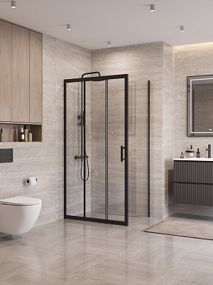 Душевой уголок BelBagno UNO-195-AF-31-100-C-NERO