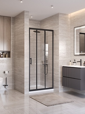 Душевая дверь BelBagno UNO-195-BF-3-90-C-NERO