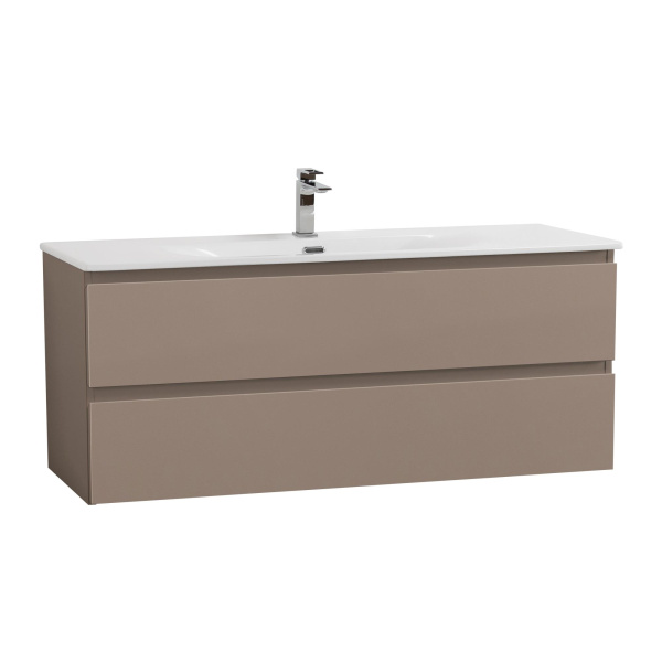 Тумба с раковиной подвесная BelBagno СТРУКТУРА (KRAFT) 120 Бежевый матовый, раковина BB-8099-120 — фото 4