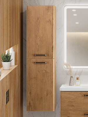 Шкаф подвесной BelBagno DUE-1500-2A-SC-RN-P Rovere Nature, ручки - Матовый тёмный никель