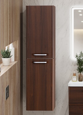 Шкаф подвесной BelBagno DUE-1500-2A-SC-NOCE-P, ручки белые
