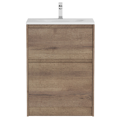 Тумба с раковиной напольная BelBagno KRAFT 39 70 Rovere Tabacco, раковина белая BB-8099-3-70